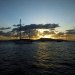 Protected anchorages in the Grenadines