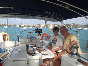 Chao Lay cuisine during an RYA Start Yachting Course