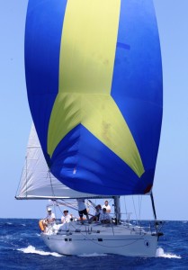Antigua Sailing Week - Chao Lay flying the spinnaker in Antigua