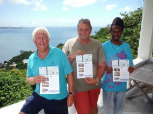 RYA First Aid Courses in Grenada students receiving certificates.