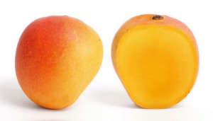 Mango are red and orange medium to large fruits