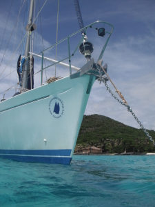 The type of anchor used depends on your cruising ground.
