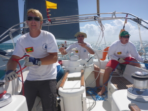 Challenge yourself by racing in Caribbean sailing regattas.