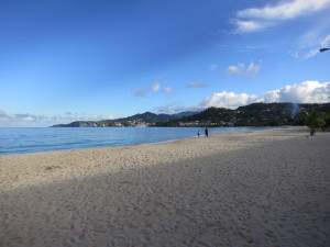 Grand Anse beach in Grenada is one of the most popular.