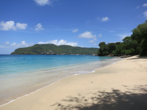 Lower bay beach is a great beach in the Grenadines to visit.