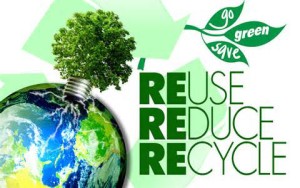 Reuse Reduce Recycle are the top tips for eco friendly sailing.
