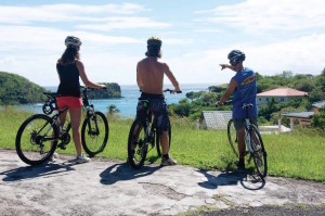 A bicycle tour is one of the best things to do in Grenada.