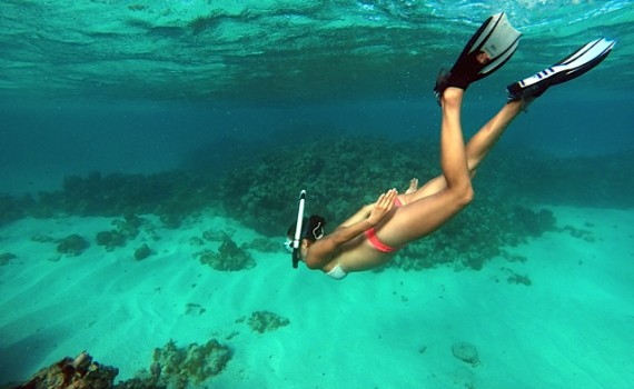 Snorkel gear is a great thing to bring on your sailing trip.
