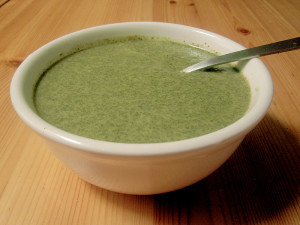 Callaloo soup is a traditional Grenadian food.