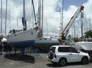 Storing your boat in the Tropics.