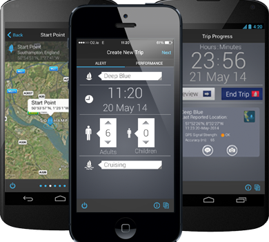 The RYA developed SafeTrx as an app for online float plans.