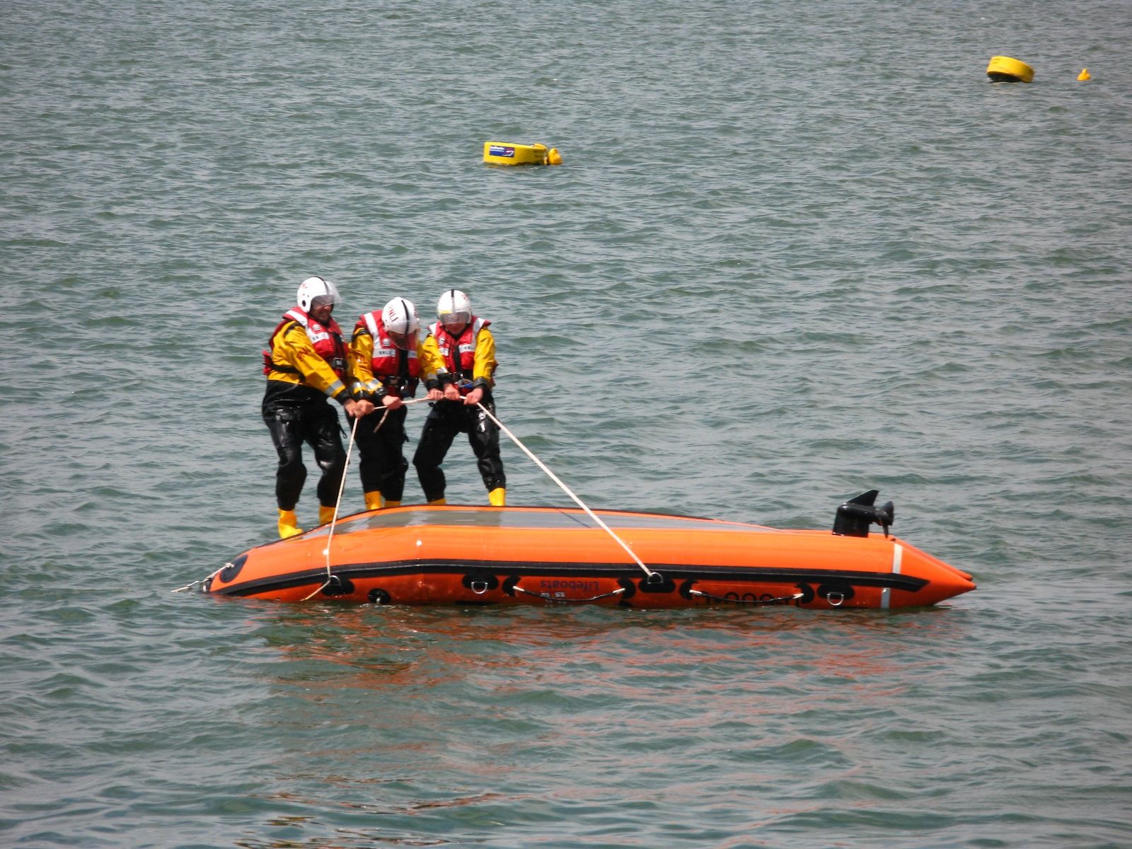 capsizing a sailboat