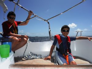 Family Sailing Vacation. Learning to sail in Grenada!